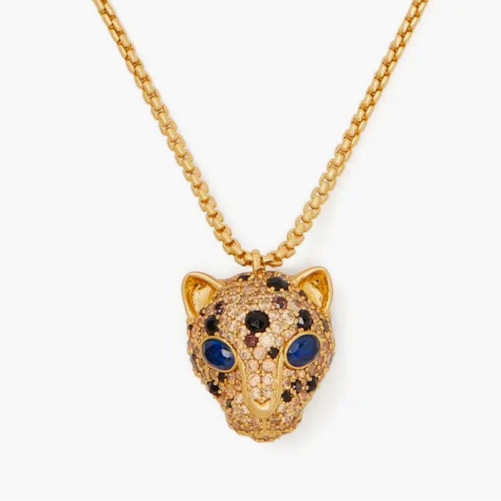 Kate Spade “Leopard” Necklace, NWT.